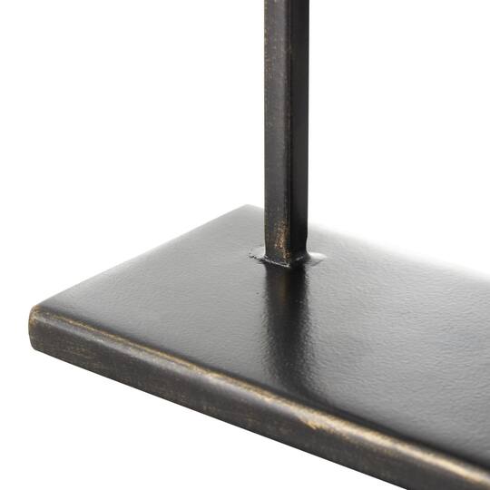 Black Metal Modern Abstract Easel Set
